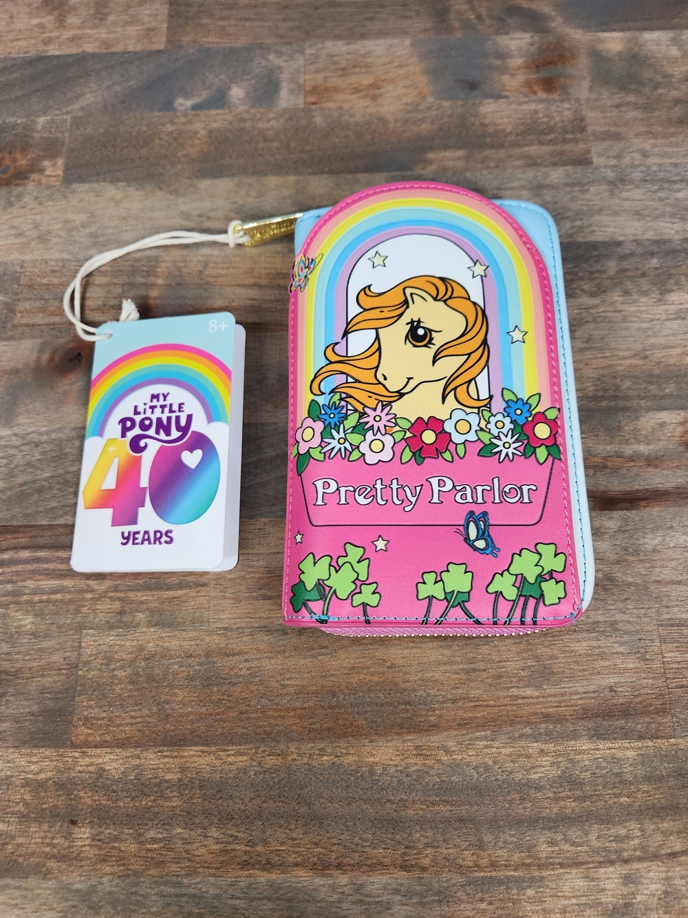 Loungefly My Little Pony 40th Anniversary Pretty Parlor Zip Around Wallet
